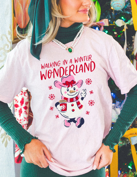 WALKING IN A WINTER WONDERLAND TEE