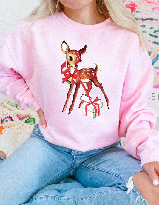 VINTAGE REINDEER SWEATSHIRT