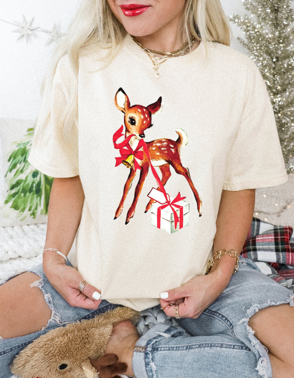 VINTAGE REINDEER TEE