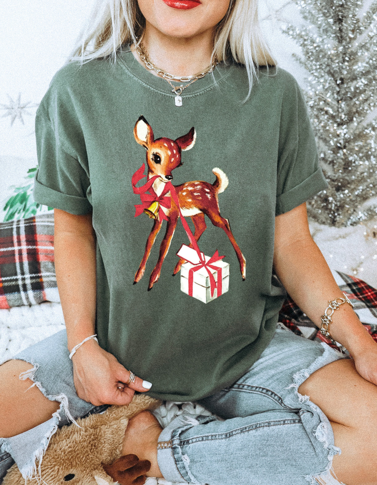 VINTAGE REINDEER TEE