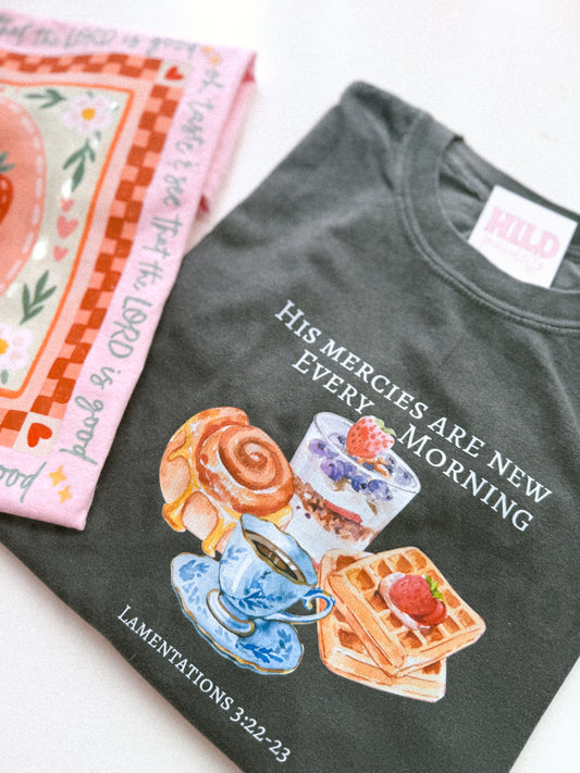 HIS MERCIES ARE NEW EVERY MORNING TEE L | READY TO SHIP