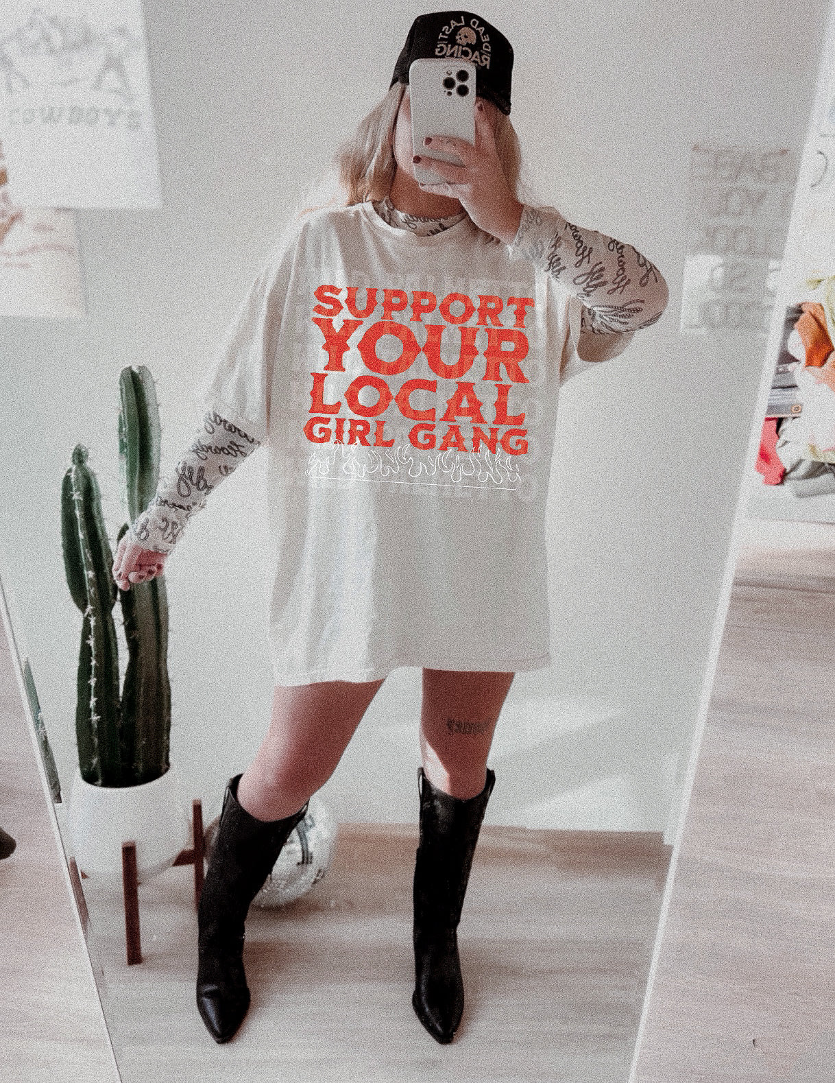 SUPPORT YOUR LOCAL GIRL GANG TEE