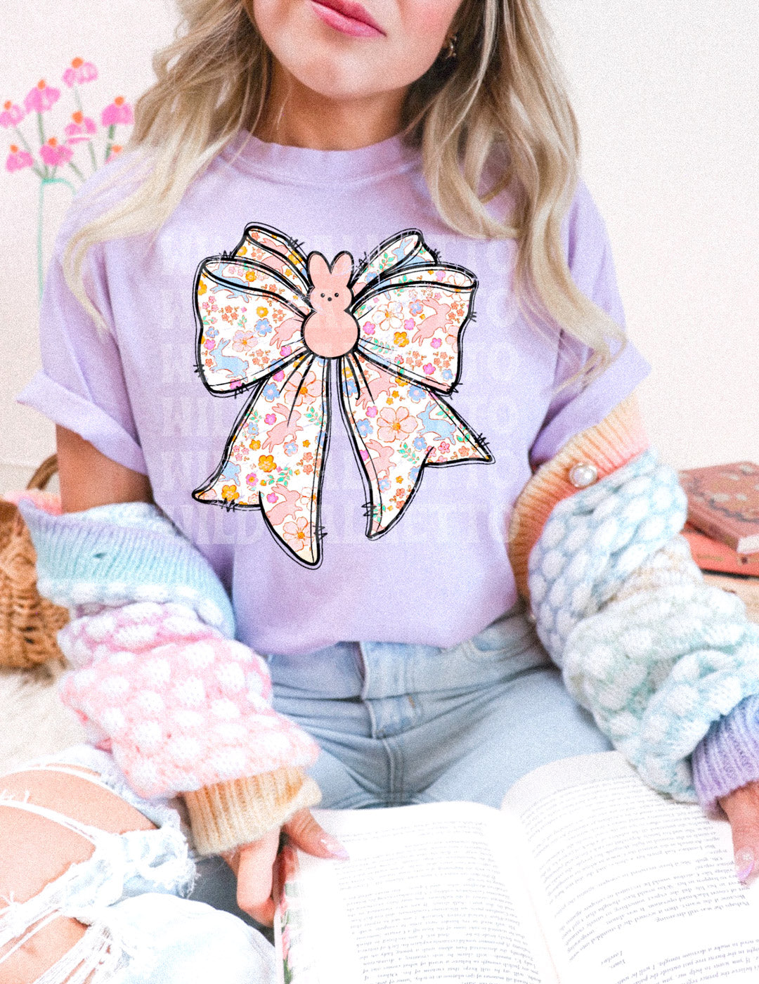 EASTER BOW TEE