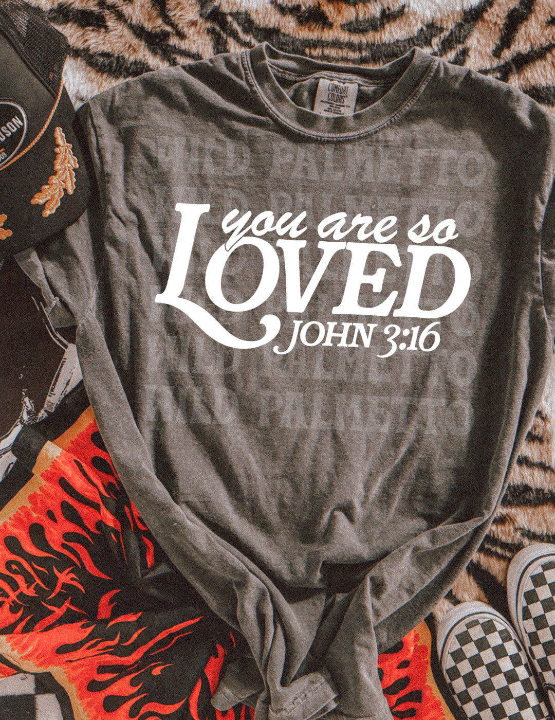 YOU ARE SO LOVED (WHITE TEXT) TEE