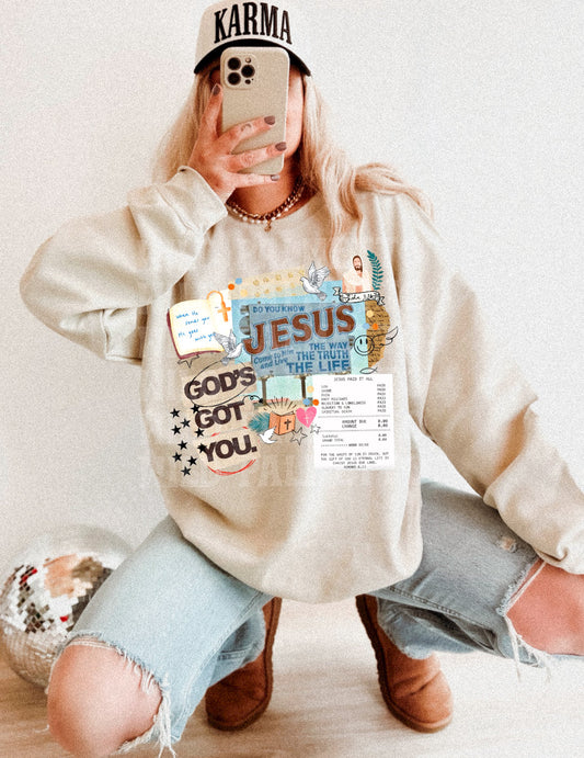 GOD'S GOT YOU SWEATSHIRT