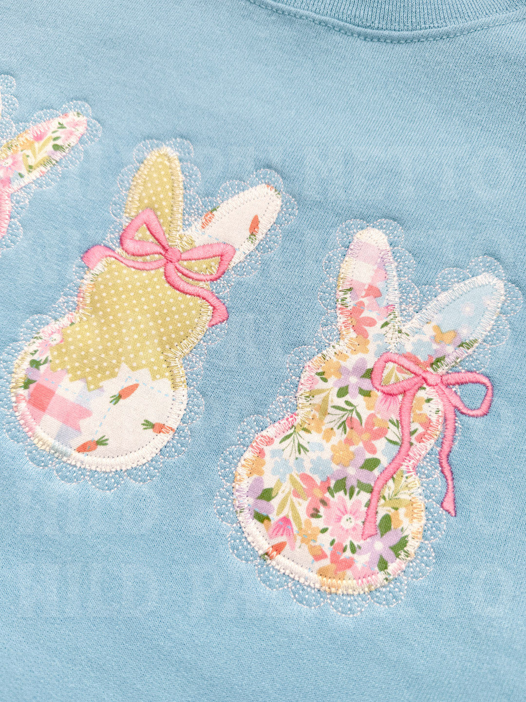 EASTER BUNNY TRIO EMBROIDERED SWEATSHIRT *CUSTOMIZABLE*