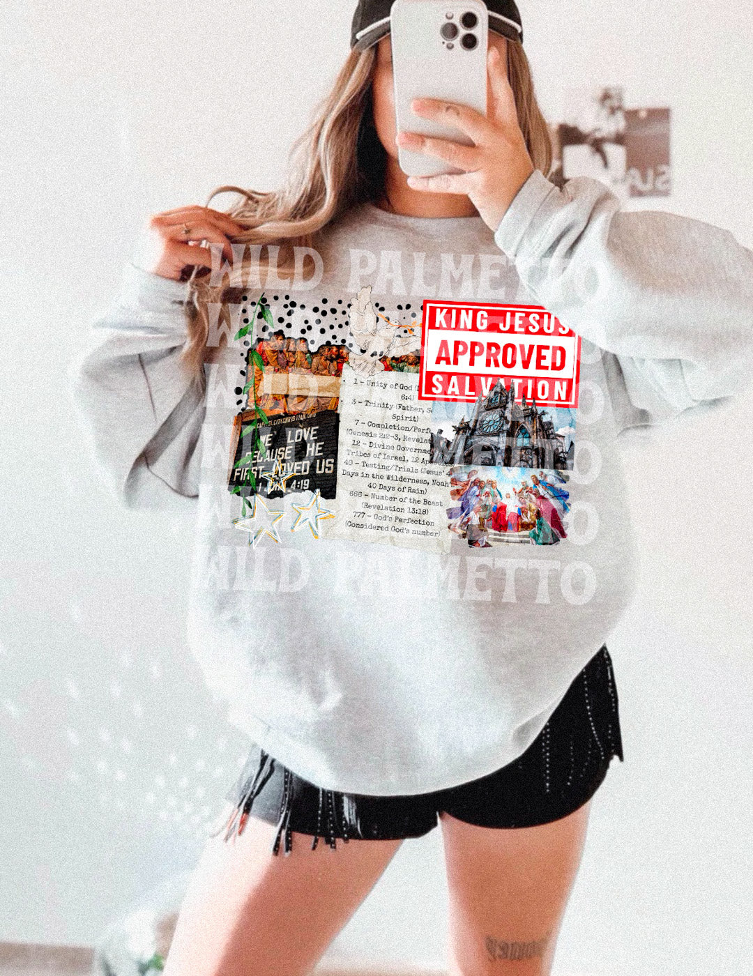 KING JESUS APPROVED SWEATSHIRT