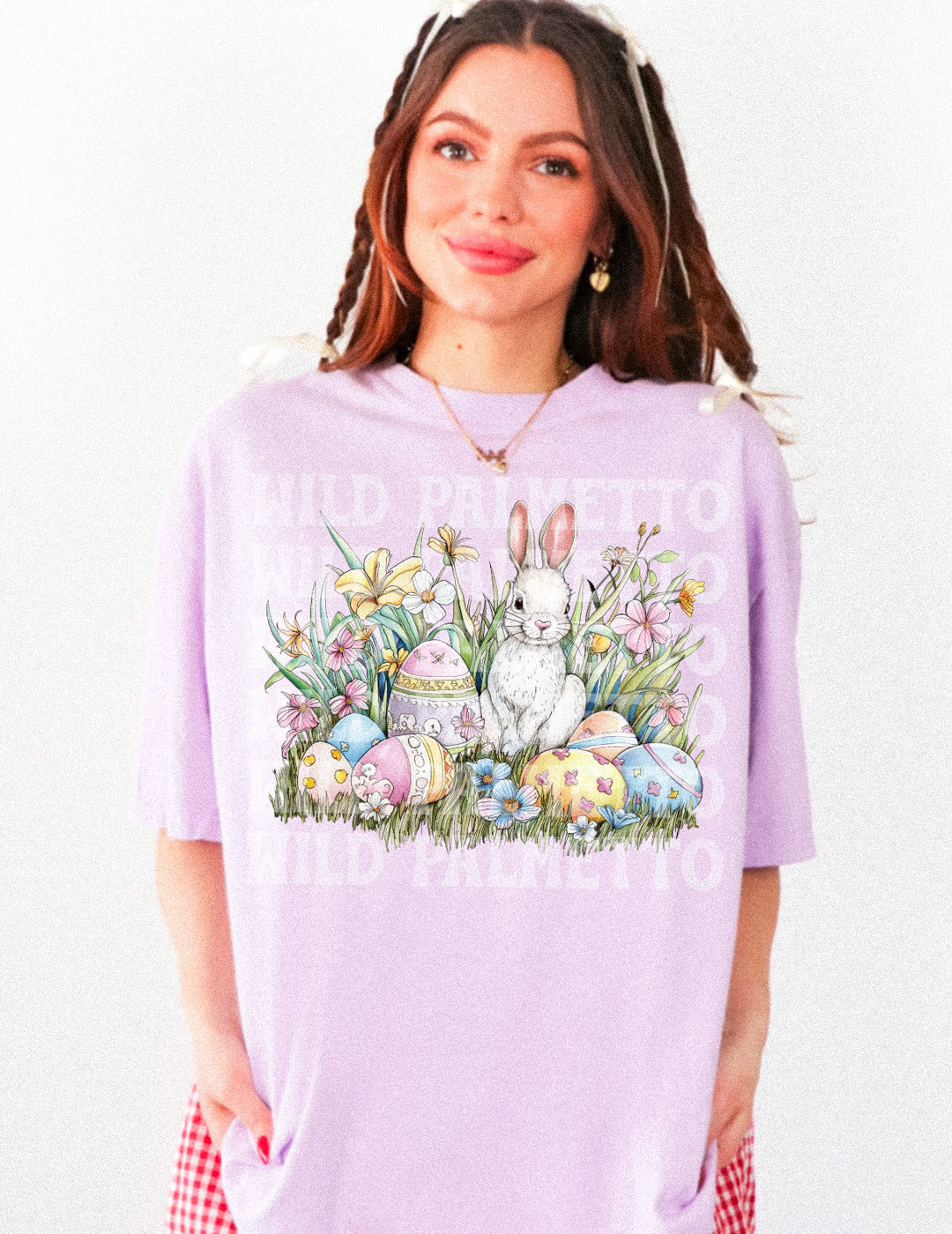 BUNNY IN A FIELD EASTER TEE