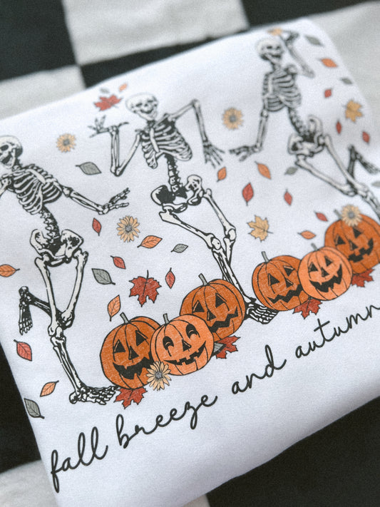 FALL BREEZE SKELLIES SWEATSHIRT XL | READY TO SHIP