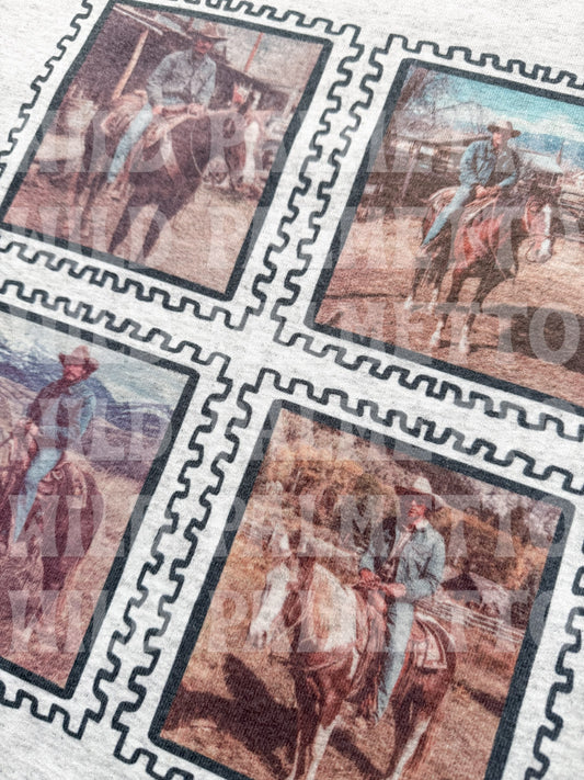 COWBOY STAMPS SWEATSHIRT