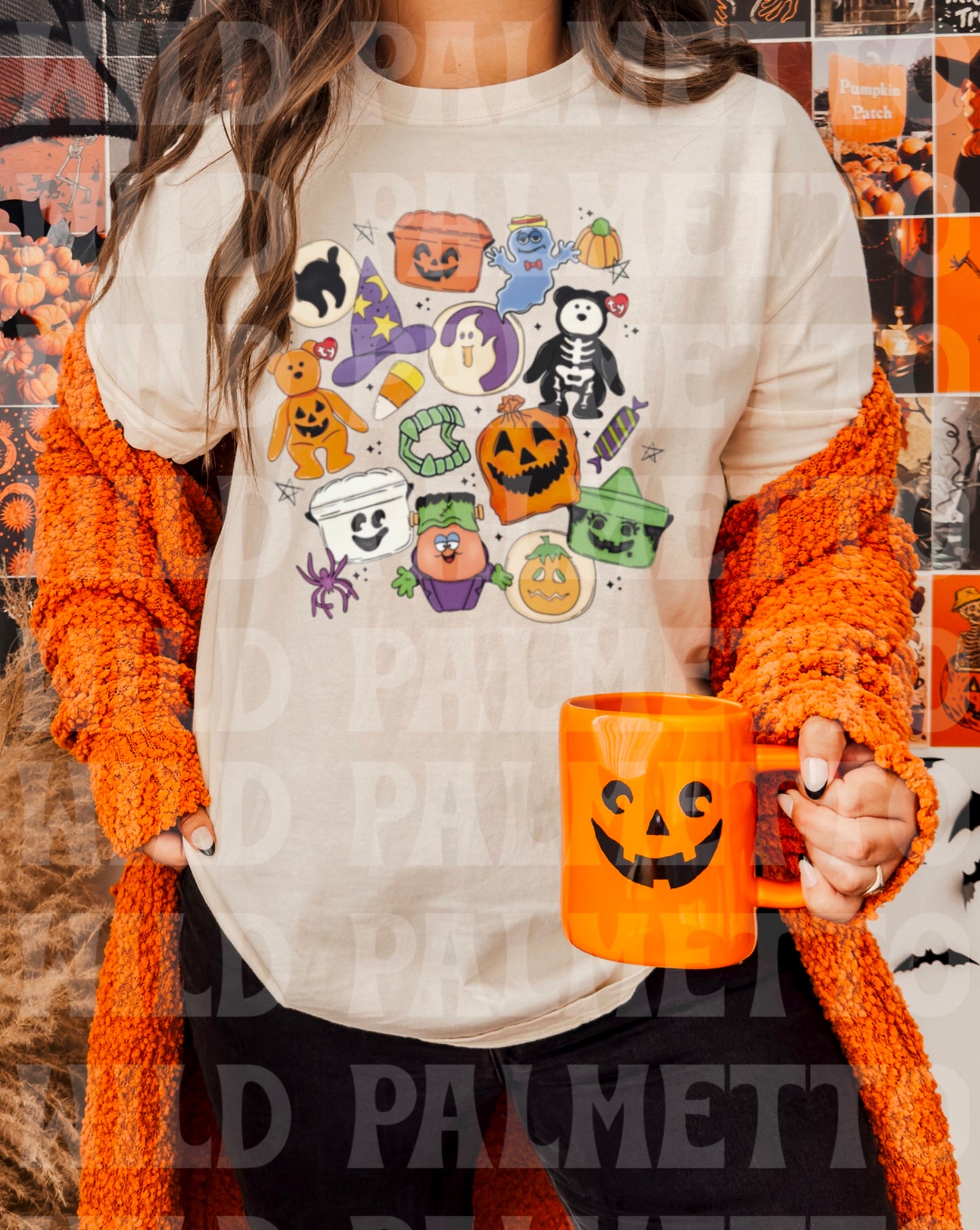 90'S HALLOWEEN COLLAGE TEE