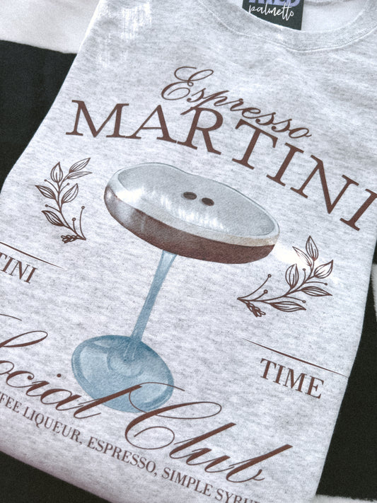 *IMPERFECT SALE* ESPRESSO MARTINI SWEATSHIRT | L | READY TO SHIP