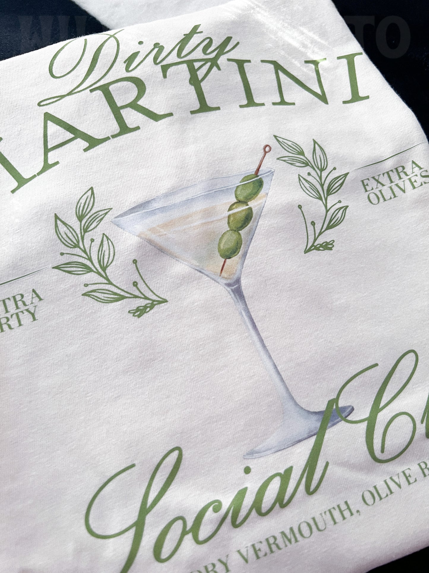 DIRTY MARTINI TEE | XL | READY TO SHIP