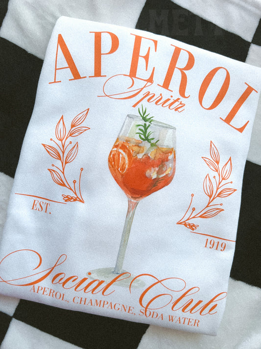 APEROL SPRITZ SWEATSHIRT | XL | READY TO SHIP