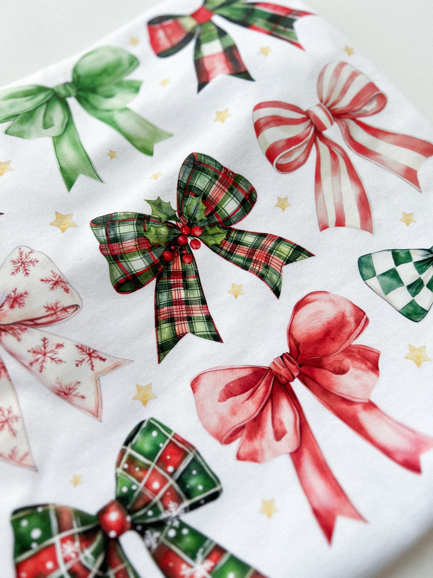 CHRISTMAS BOWS SWEATSHIRT