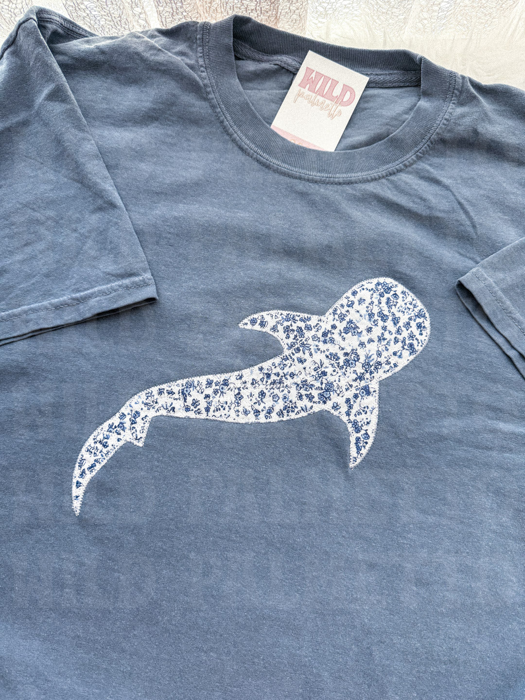 WHALE SHARK EMBROIDERED TEE *CUSTOMIZABLE*