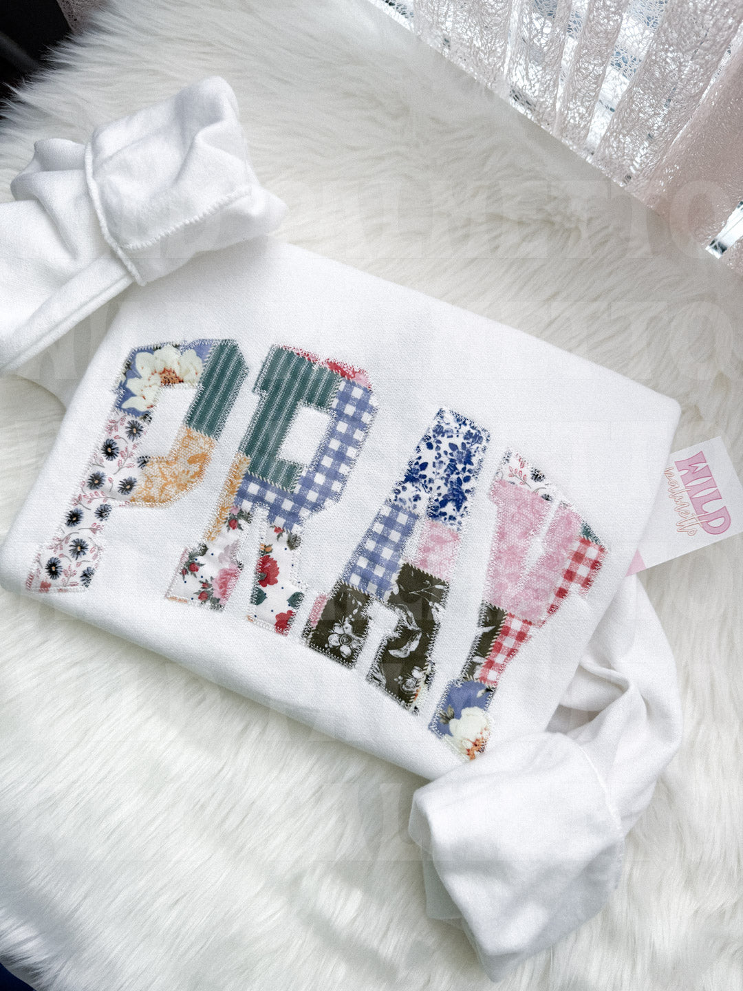 EMBROIDERED PRAY SWEATSHIRT *CUSTOMIZABLE*