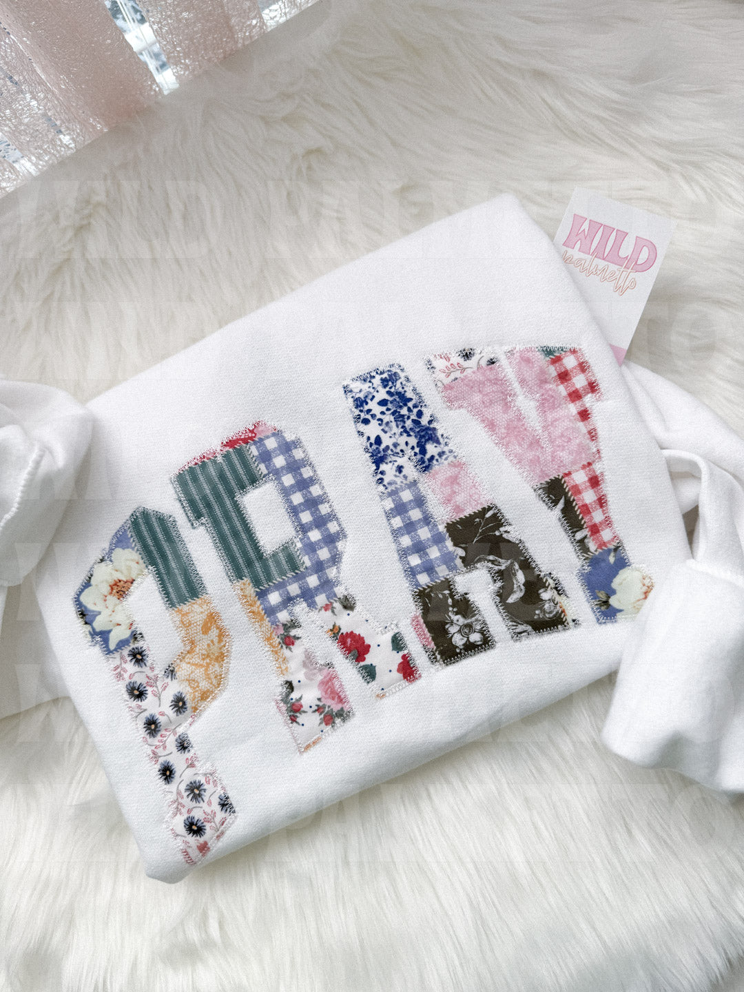 EMBROIDERED PRAY SWEATSHIRT *CUSTOMIZABLE*