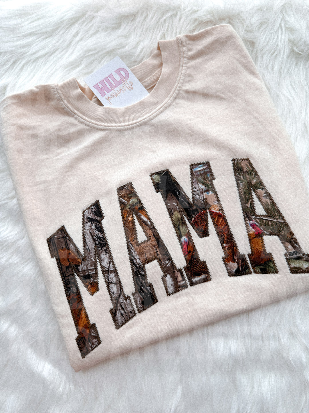 MAMA EMBROIDERED TEE *CUSTOMIZABLE*