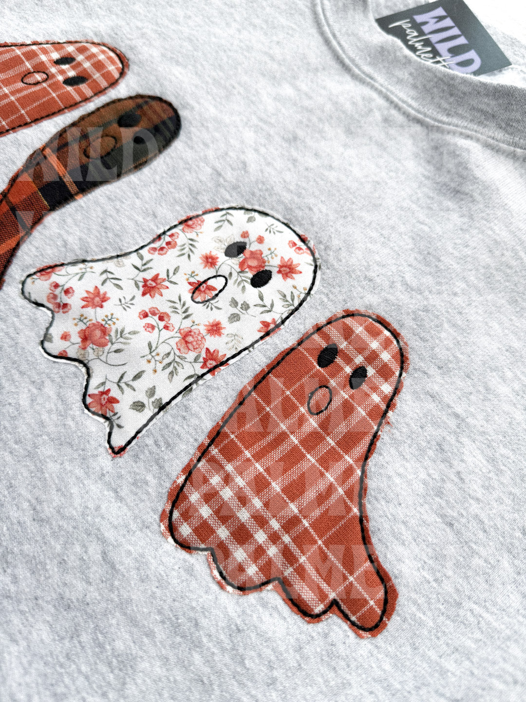 GHOST EMBROIDERED SWEATSHIRT