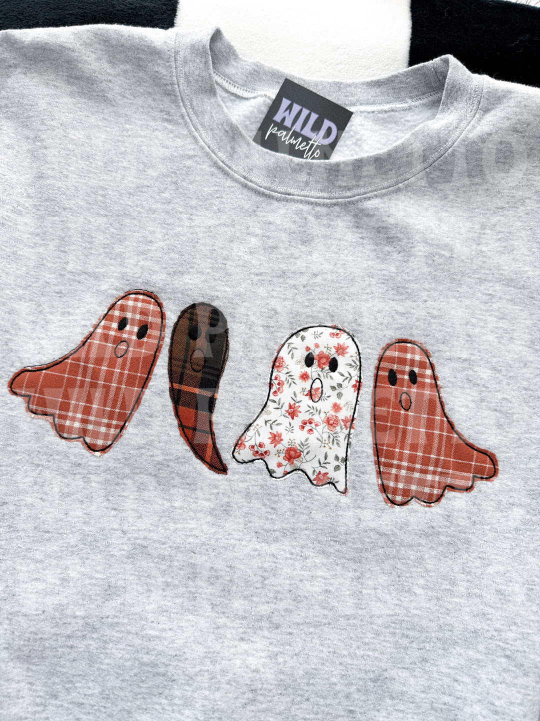 GHOST EMBROIDERED SWEATSHIRT