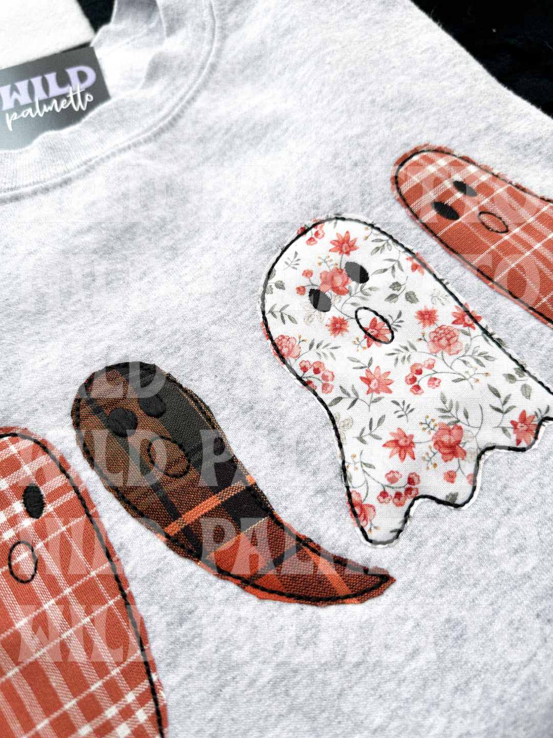 GHOST EMBROIDERED SWEATSHIRT