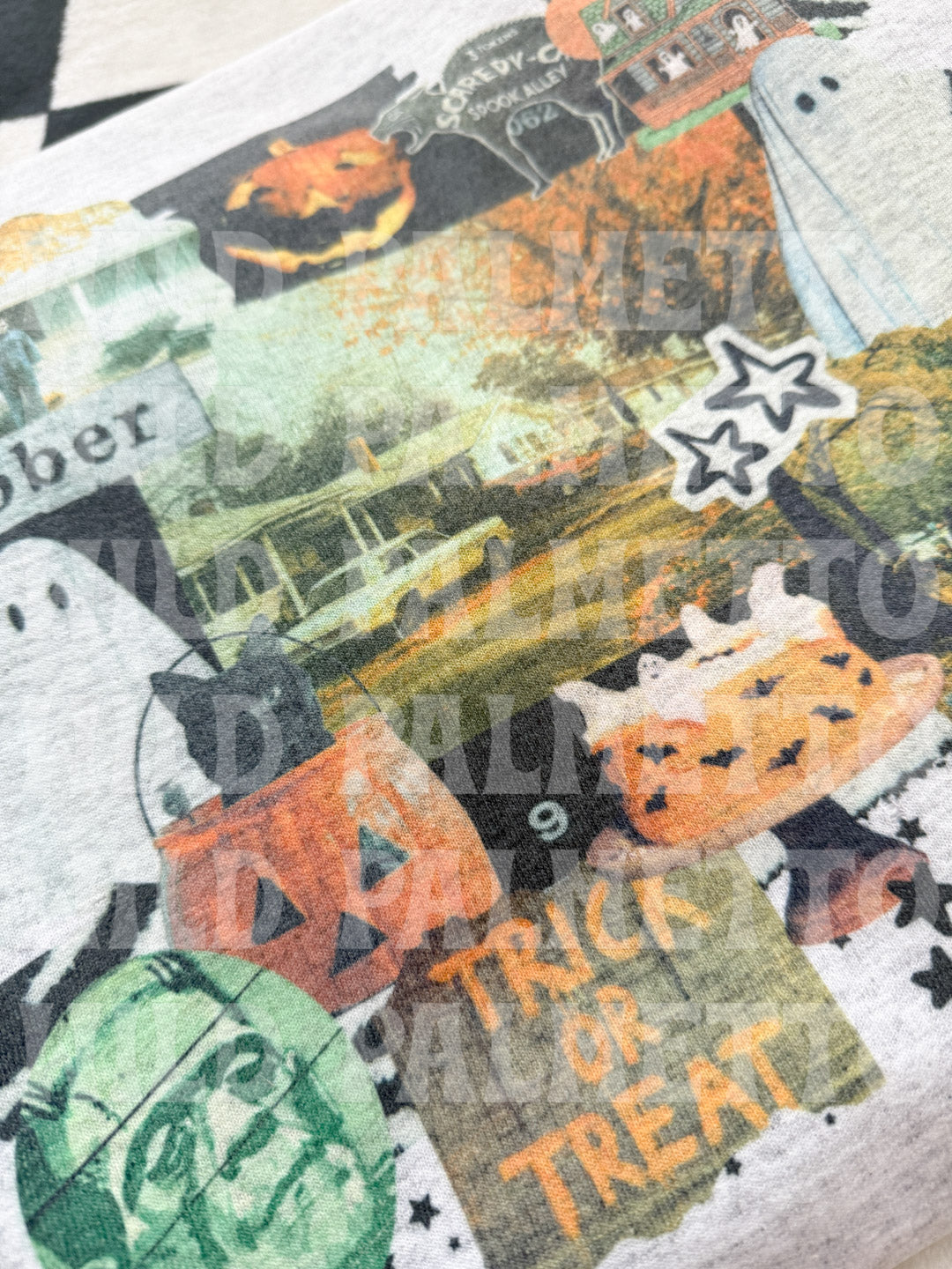HALLOWEEN COLLAGE SWEATSHIRT