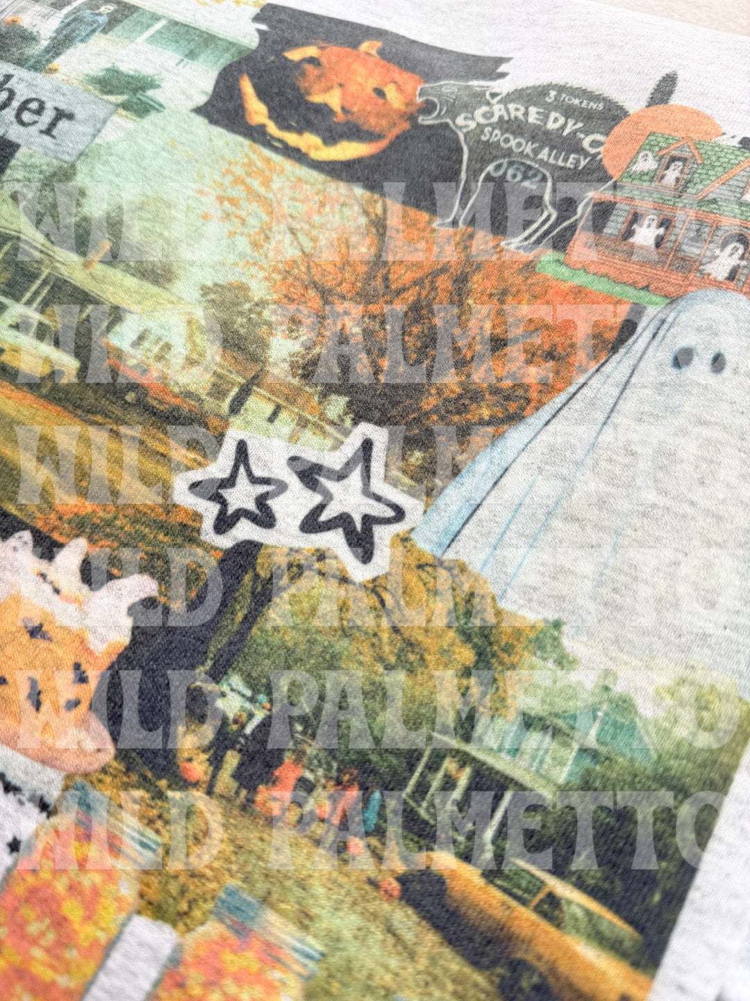 HALLOWEEN COLLAGE SWEATSHIRT