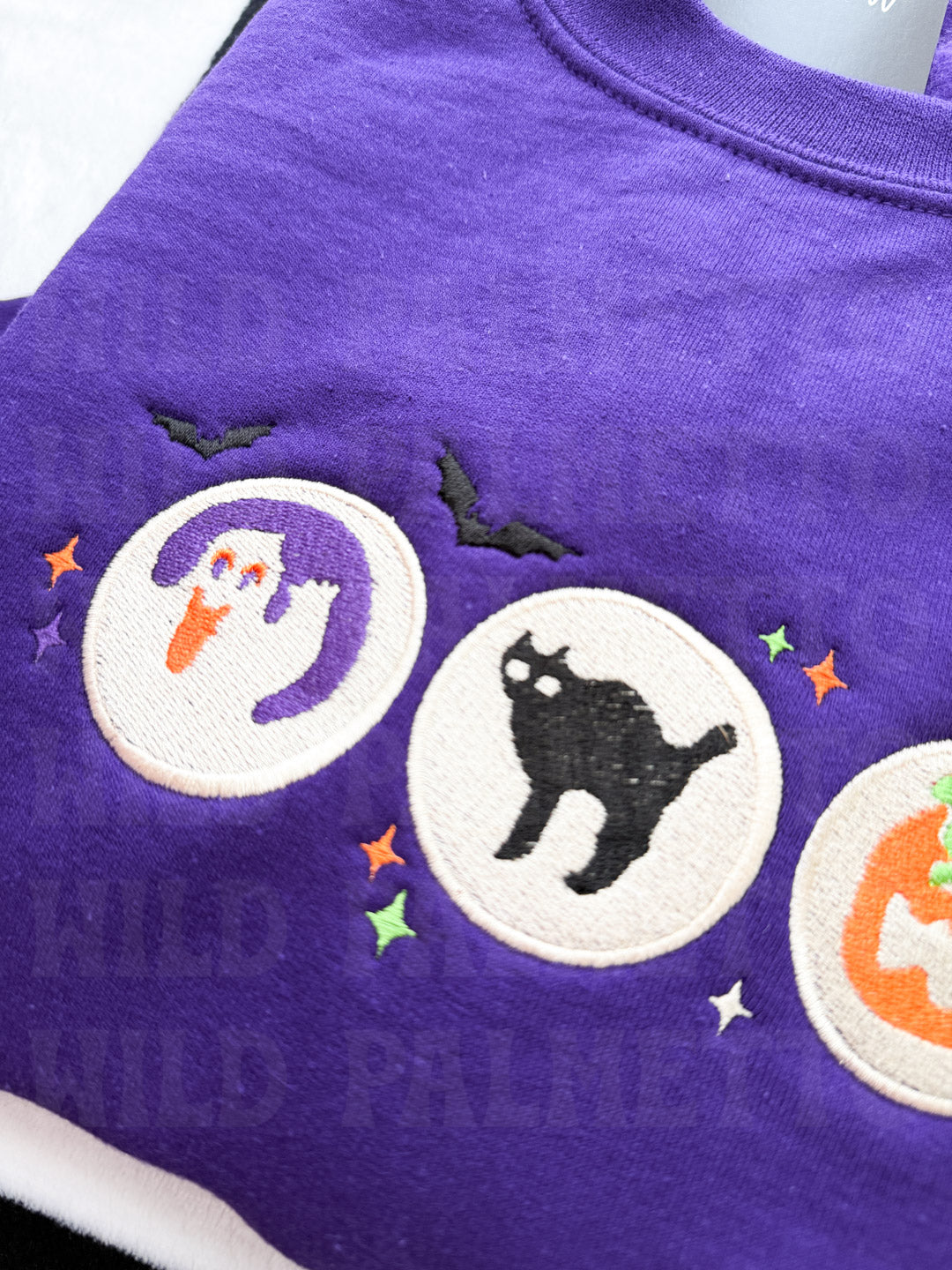 HALLOWEEN SUGAR COOKIE EMBROIDERED SWEATSHIRT