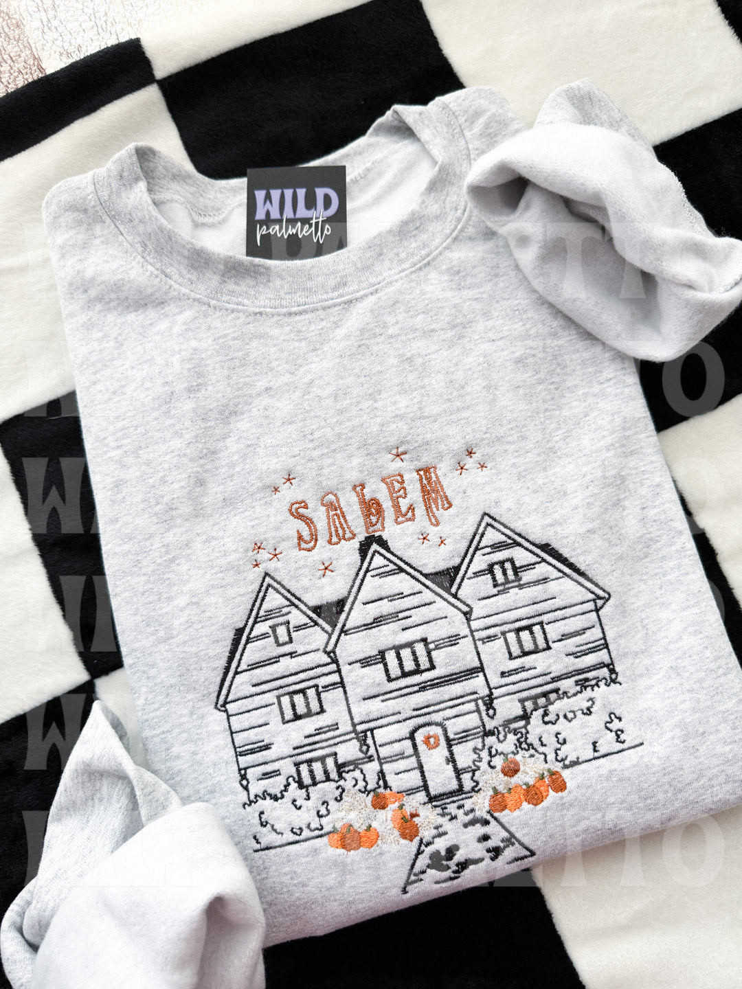 SALEM EMBROIDERED SWEATSHIRT