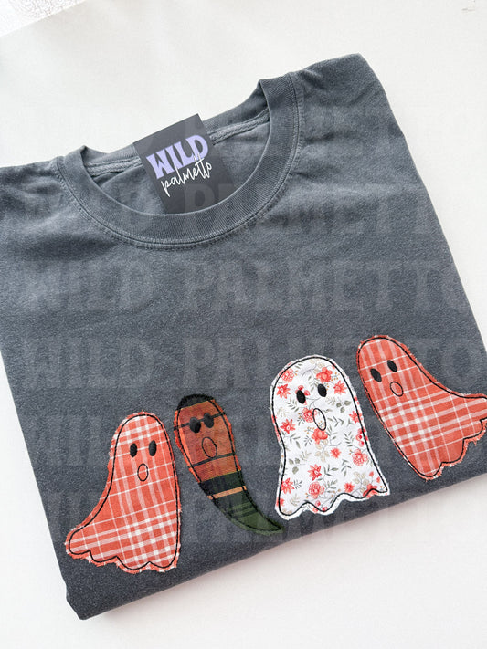 GHOST EMBROIDERED TEE