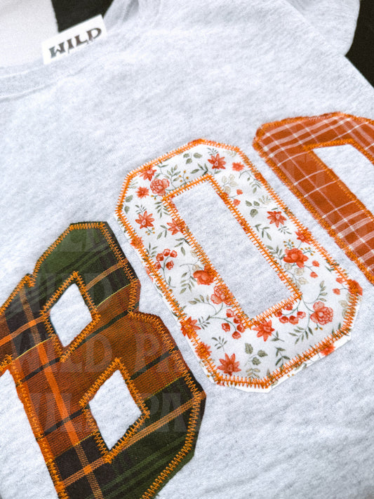 BOO EMBROIDERED SWEATSHIRT
