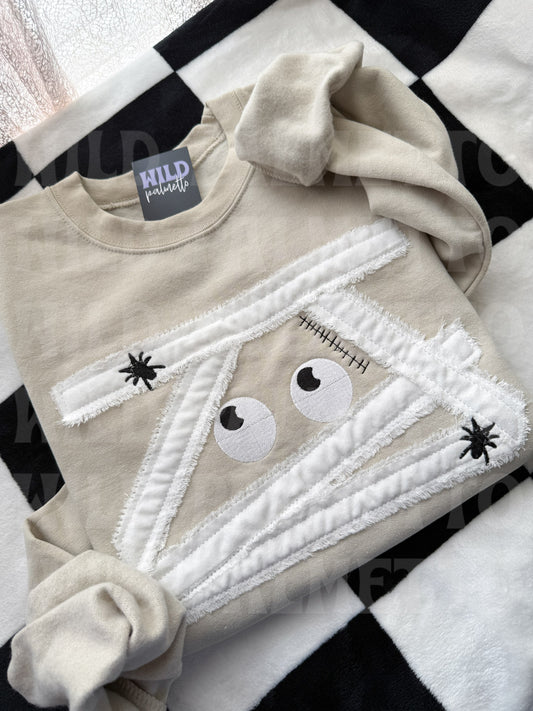 MUMMY EMBROIDERED SWEATSHIRT