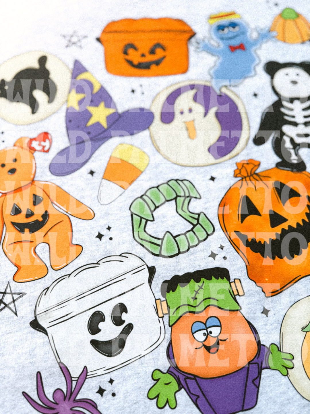 90'S HALLOWEEN COLLAGE SWEATSHIRT