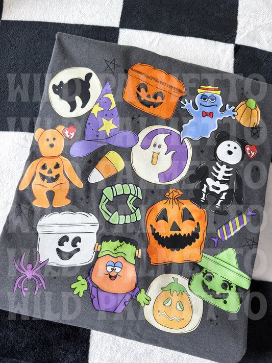 *IMPERFECT SALE* 90'S HALLOWEEN COLLAGE TEE XL | PEPPER