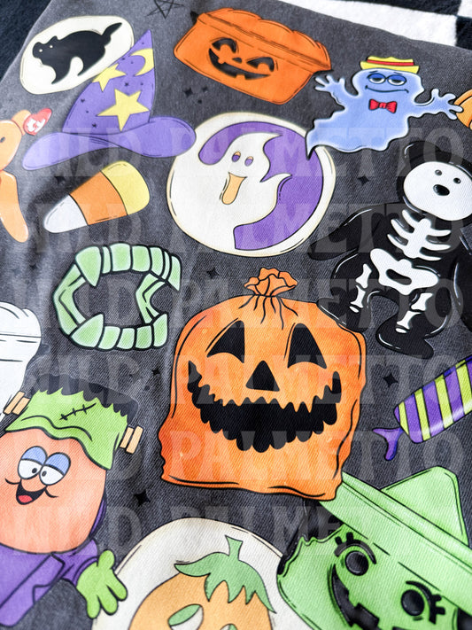 *IMPERFECT SALE* 90'S HALLOWEEN COLLAGE TEE XL | PEPPER