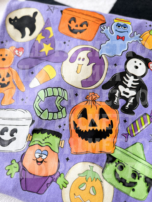 *IMPERFECT SALE* 90'S HALLOWEEN COLLAGE TEE L | READY TO SHIP