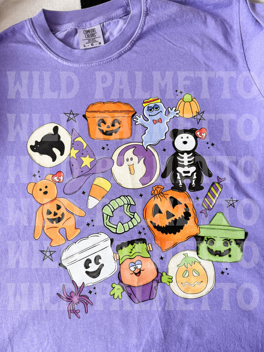 *IMPERFECT SALE* 90'S HALLOWEEN COLLAGE TEE L | READY TO SHIP