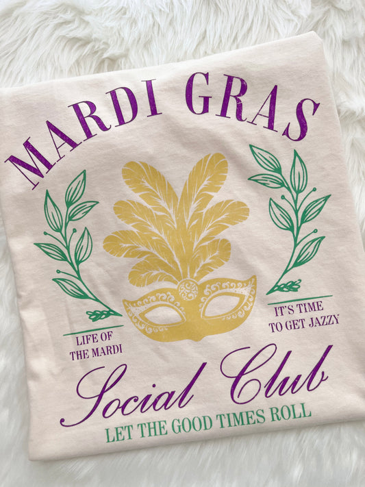 MARDI GRAS SOCIAL CLUB TEE