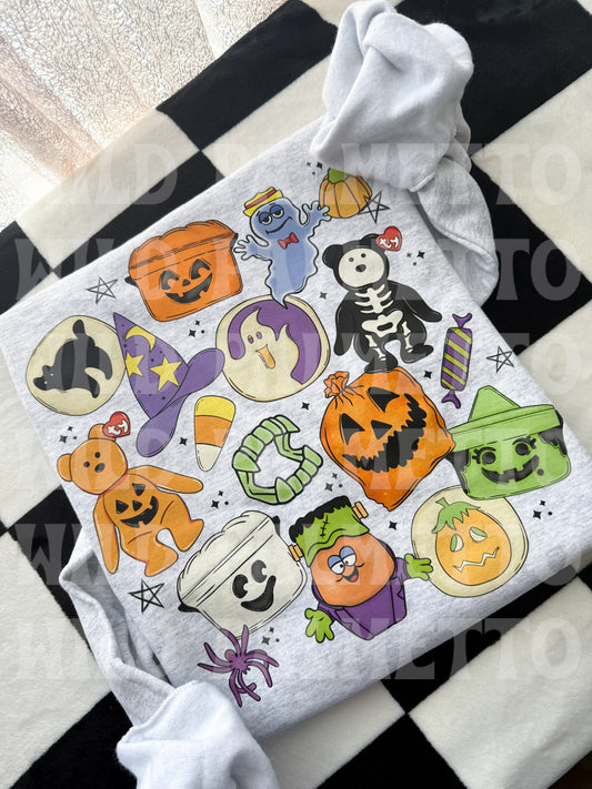 90'S HALLOWEEN COLLAGE SWEATSHIRT
