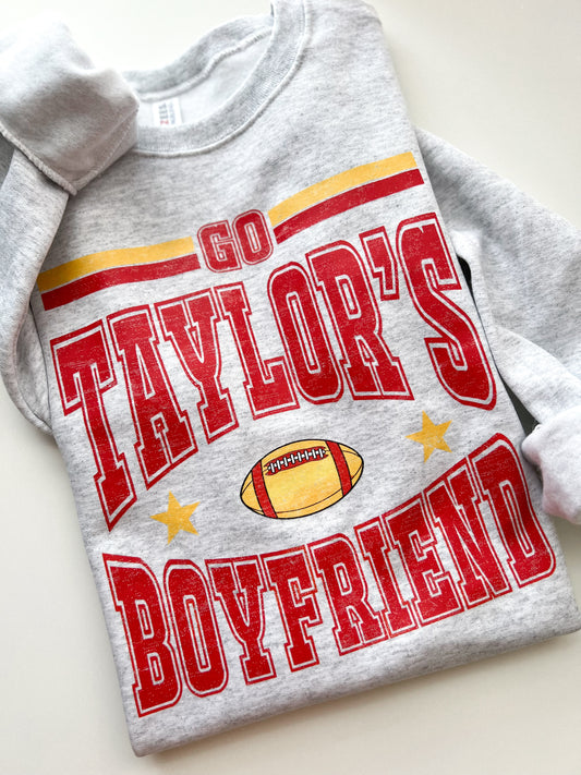 GO TAYLOR'S BF RED OUTLINE SWEATSHIRT