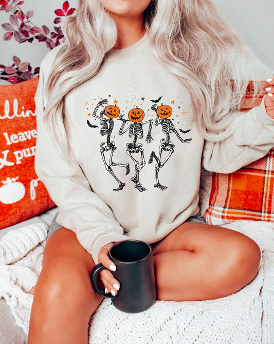 PUMPKIN SKELLIES SWEATSHIRT