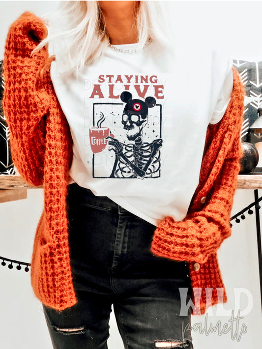 STAYING ALIVE TEE